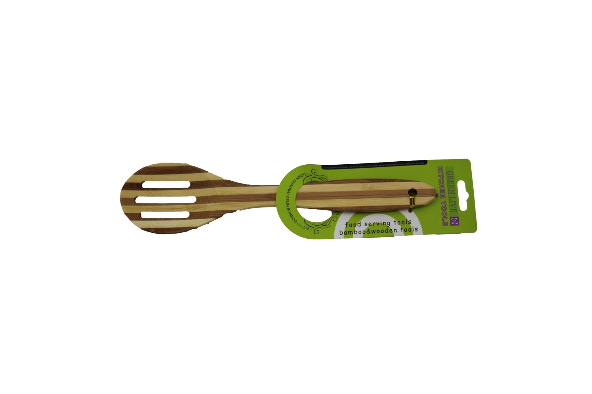 Rounded Wooden Slotted Spoon – Bamboo - BuyAbility South Africa