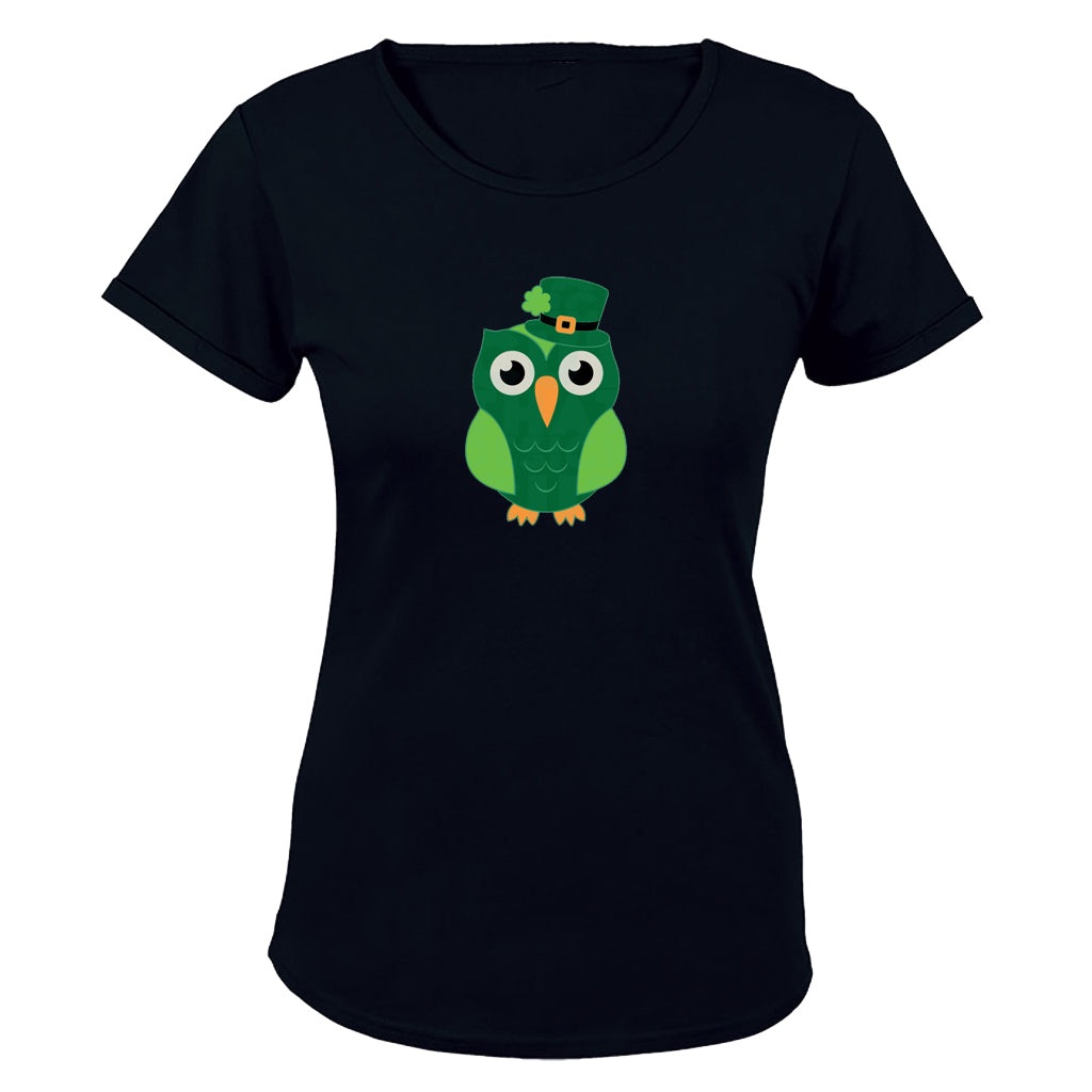 St. Patrick's Owl - Ladies - T-Shirt - BuyAbility South Africa