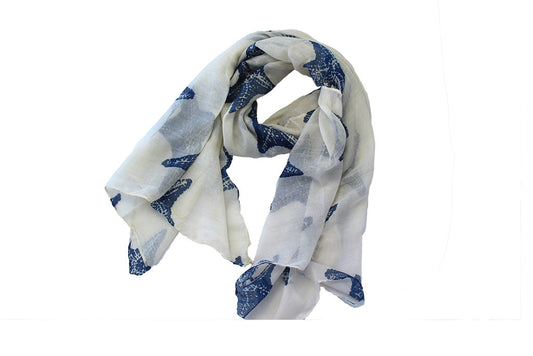 Scarf Print - Star Fish Beige - BuyAbility South Africa