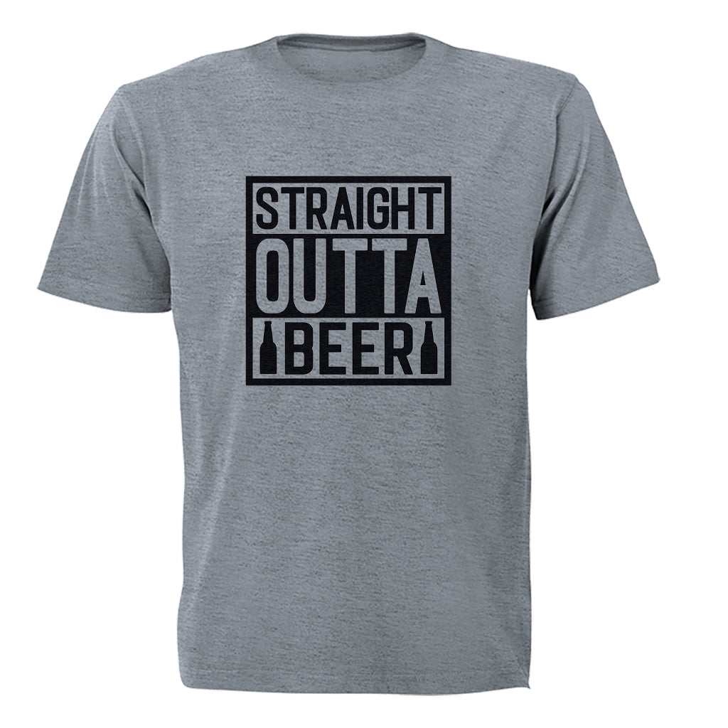 Straight Outta Beer - Adults - T-Shirt - BuyAbility South Africa