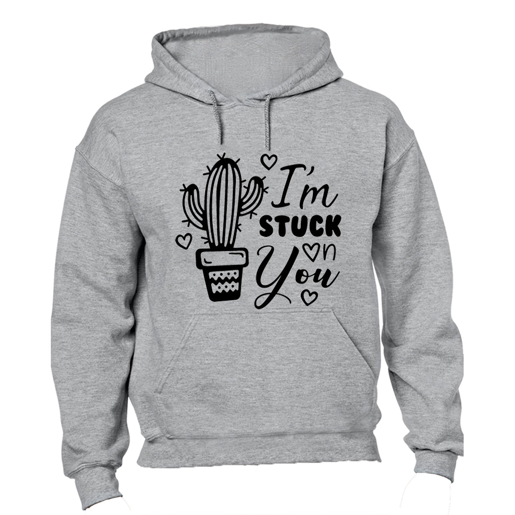 Stuck On You - Valentine - Hoodie - BuyAbility South Africa