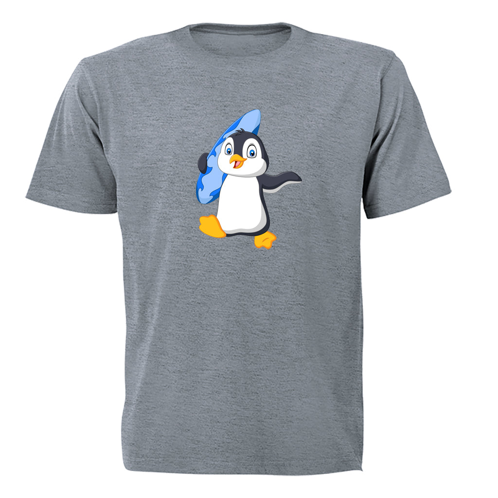 Surf Penguin - Kids T-Shirt - BuyAbility South Africa