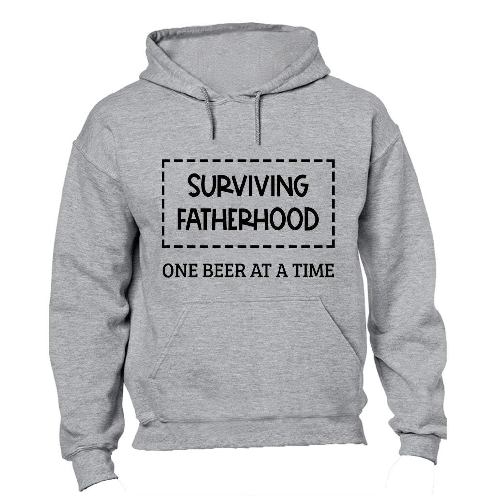 Surviving Fatherhood - 1 Beer At A Time - Hoodie - BuyAbility South Africa