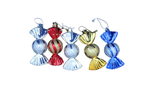 Large Christmas Tree Decoration Sweets (Set of 5) - BuyAbility