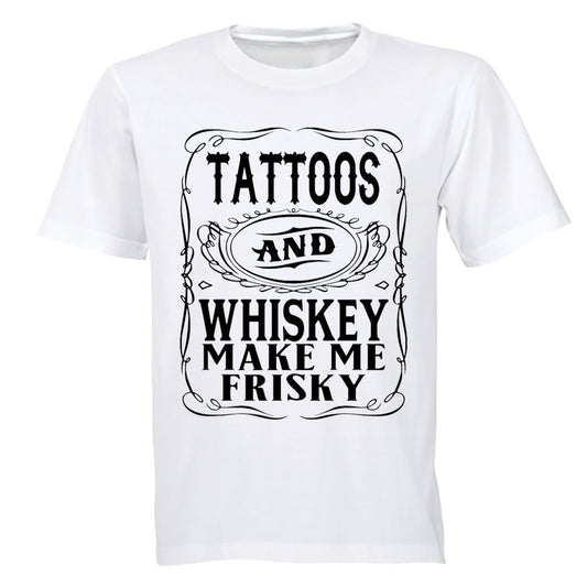 Tattoos & Whiskey - Adults - T-Shirt - BuyAbility South Africa