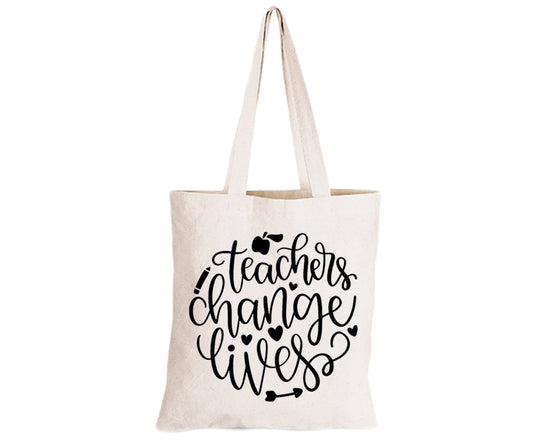Teachers Change Lives - Eco-Cotton Natural Fibre Bag - BuyAbility South Africa