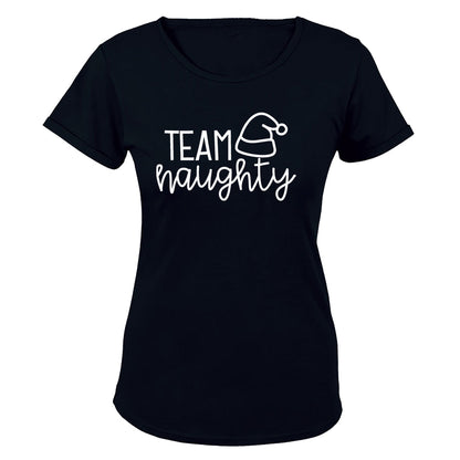Team Naughty - Christmas - Ladies - T-Shirt - BuyAbility South Africa