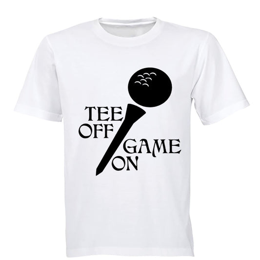 Tee Off - Game On - Golf - Adults - T-Shirt - BuyAbility South Africa