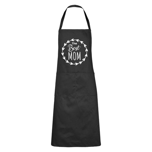 The Best Mom - Wreath - Apron