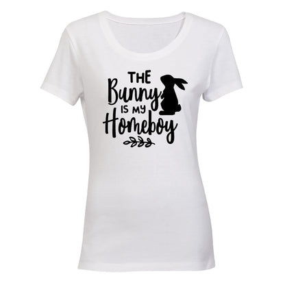 The Bunny is my Homeboy - Easter - Ladies - T-Shirt - BuyAbility South Africa