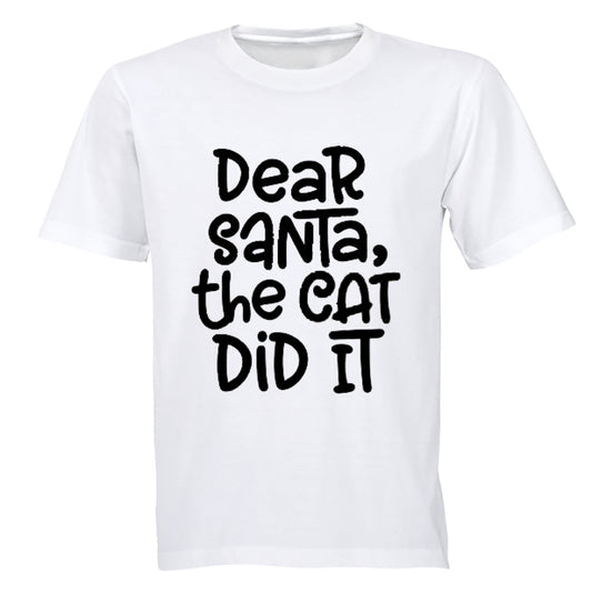 The Cat Did It - Christmas - Kids T-Shirt - BuyAbility South Africa