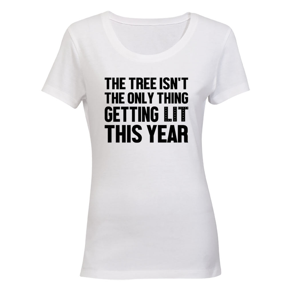 The Tree - Christmas - Ladies - T-Shirt - BuyAbility South Africa