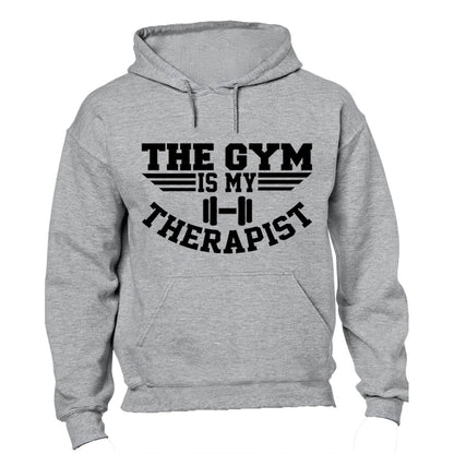The Gym is my Therapist - Hoodie - BuyAbility South Africa