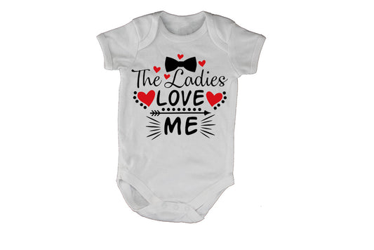 The Ladies Love Me, Bowtie - Valentine - Baby Grow - BuyAbility South Africa