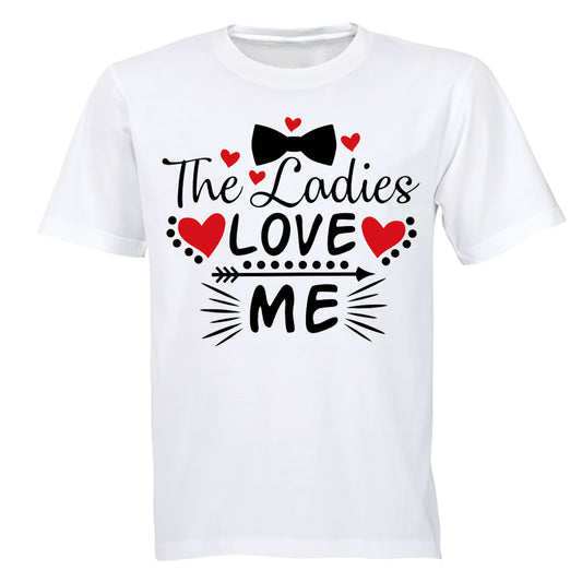 The Ladies Love Me, Bowtie- Valentine Inspired - Kids T-Shirt - BuyAbility South Africa