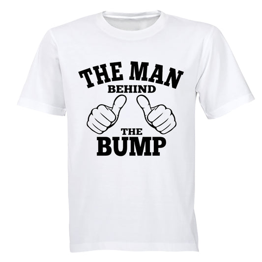 The Man Behind The Bump - Thumbs - Adults - T-Shirt - BuyAbility South Africa