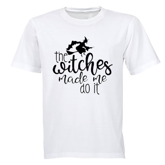 The Witches Made Me Do It - Halloween - Kids T-Shirt - BuyAbility South Africa