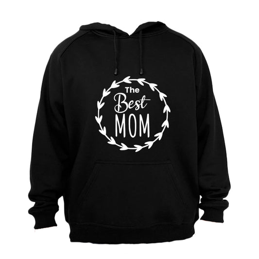 The Best Mom - Wreath - Hoodie - BuyAbility South Africa