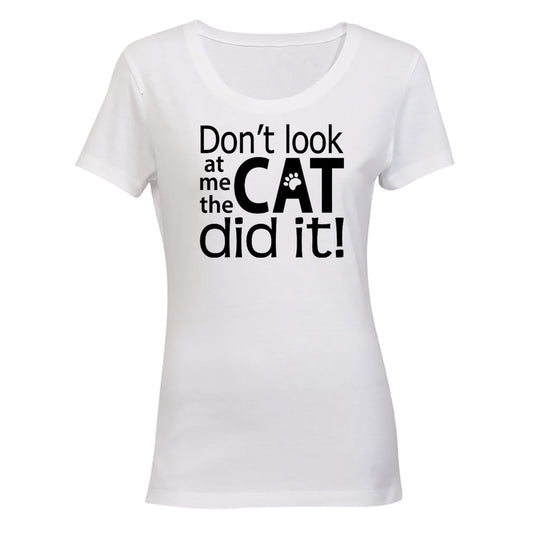 The Cat Did It - Ladies - T-Shirt - BuyAbility South Africa