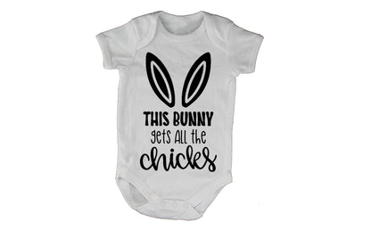 This Bunny Gets All the Chicks - Easter - Baby Grow - BuyAbility South Africa