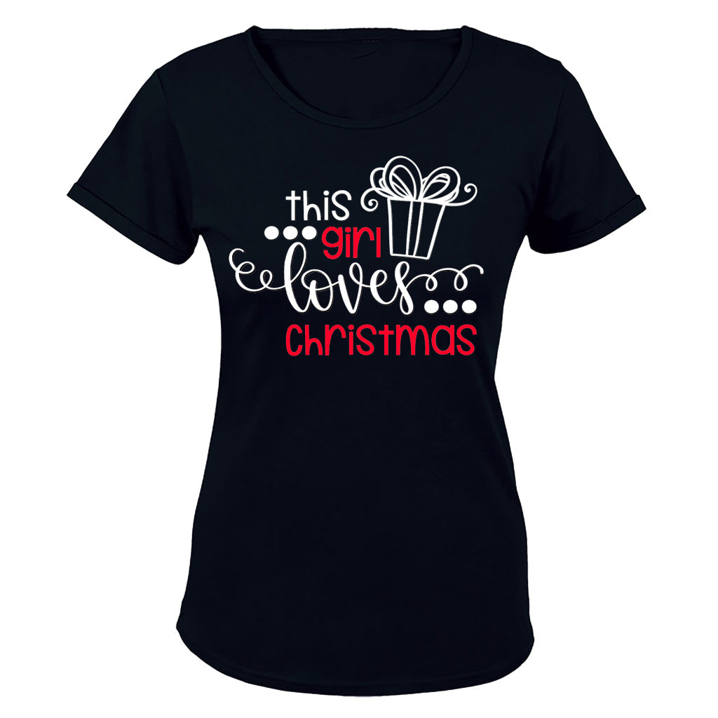 This Girl Loves Christmas - Ladies - T-Shirt - BuyAbility South Africa