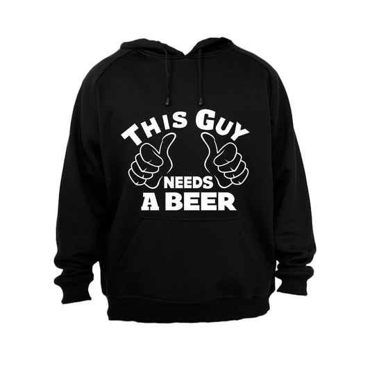 This Guy Needs a Beer - Hoodie - BuyAbility South Africa