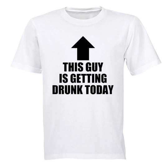 This Guy is Getting Drunk - Adults - T-Shirt - BuyAbility South Africa