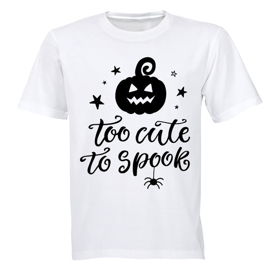 Too Cute to Spook - Pumpkin - Halloween - Kids T-Shirt - BuyAbility South Africa