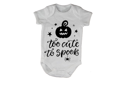 Too Cute to Spook - Pumpkin - Halloween - Baby Grow - BuyAbility South Africa