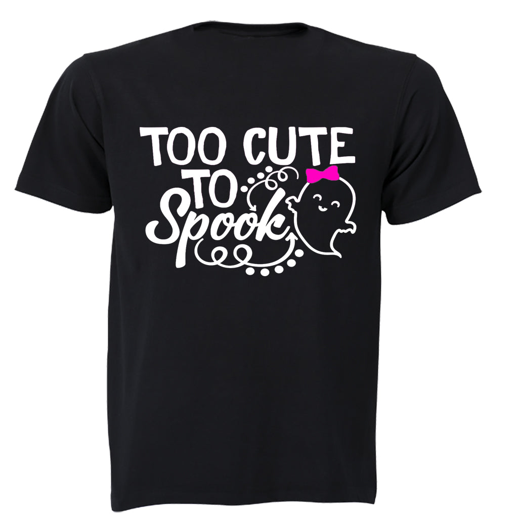 Too Cute to Spook - Ghost - Halloween - Kids T-Shirt - BuyAbility South Africa