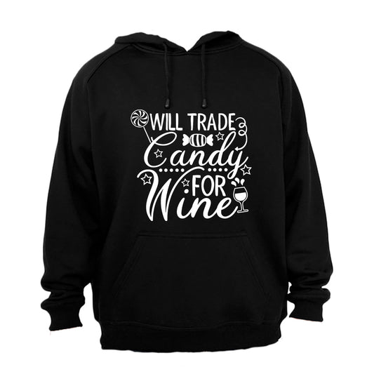 Trade Candy for Wine - Halloween - Hoodie - BuyAbility South Africa