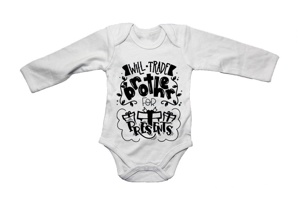 Trade Brother for Presents - Christmas - Baby Grow - BuyAbility South Africa