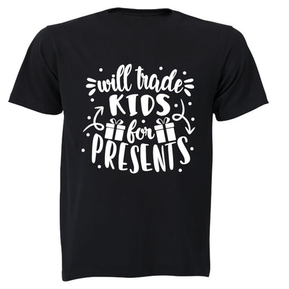 Trade Kids for Presents - Christmas  - Adults - T-Shirt - BuyAbility South Africa