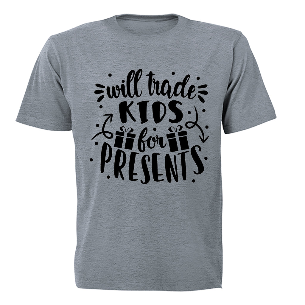 Trade Kids for Presents - Christmas  - Adults - T-Shirt - BuyAbility South Africa