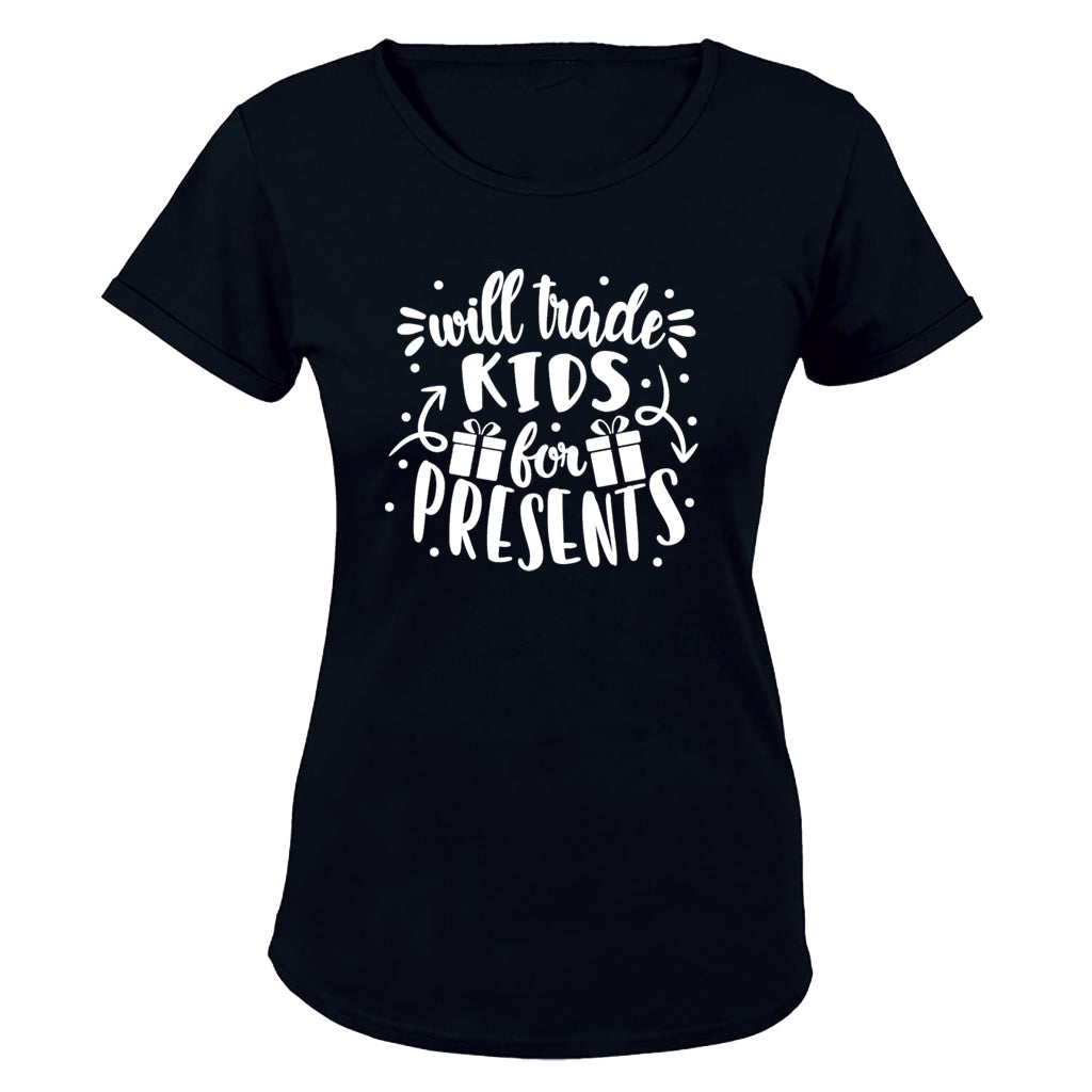 Trade Kids for Presents - Christmas - Ladies - T-Shirt - BuyAbility South Africa