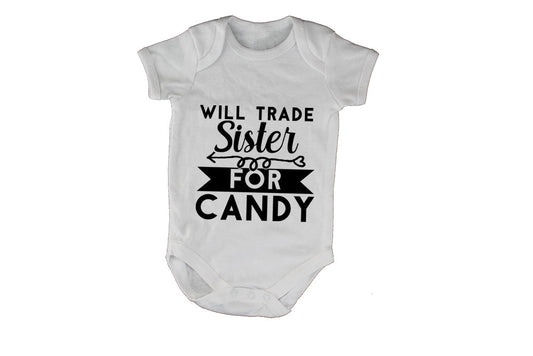Trade Sister for Candy - Halloween - Baby Grow - BuyAbility South Africa