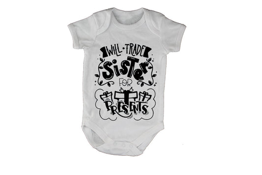 Trade Sister for Presents - Christmas - Baby Grow - BuyAbility South Africa