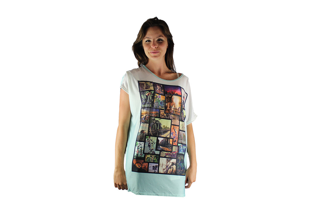 Light Blue Top Travel with Sparkle - BuyAbility