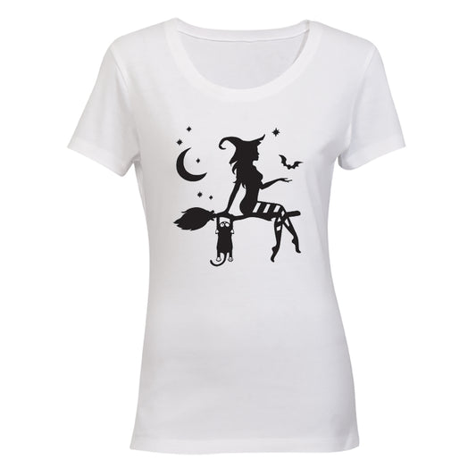 Trendy Witch - Halloween - Ladies - T-Shirt - BuyAbility South Africa