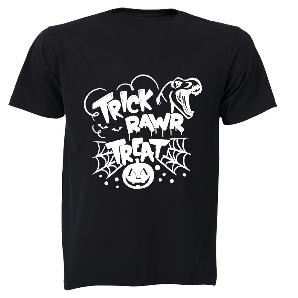 Trick RAWR Treat - Dino - Halloween - Kids T-Shirt - BuyAbility South Africa