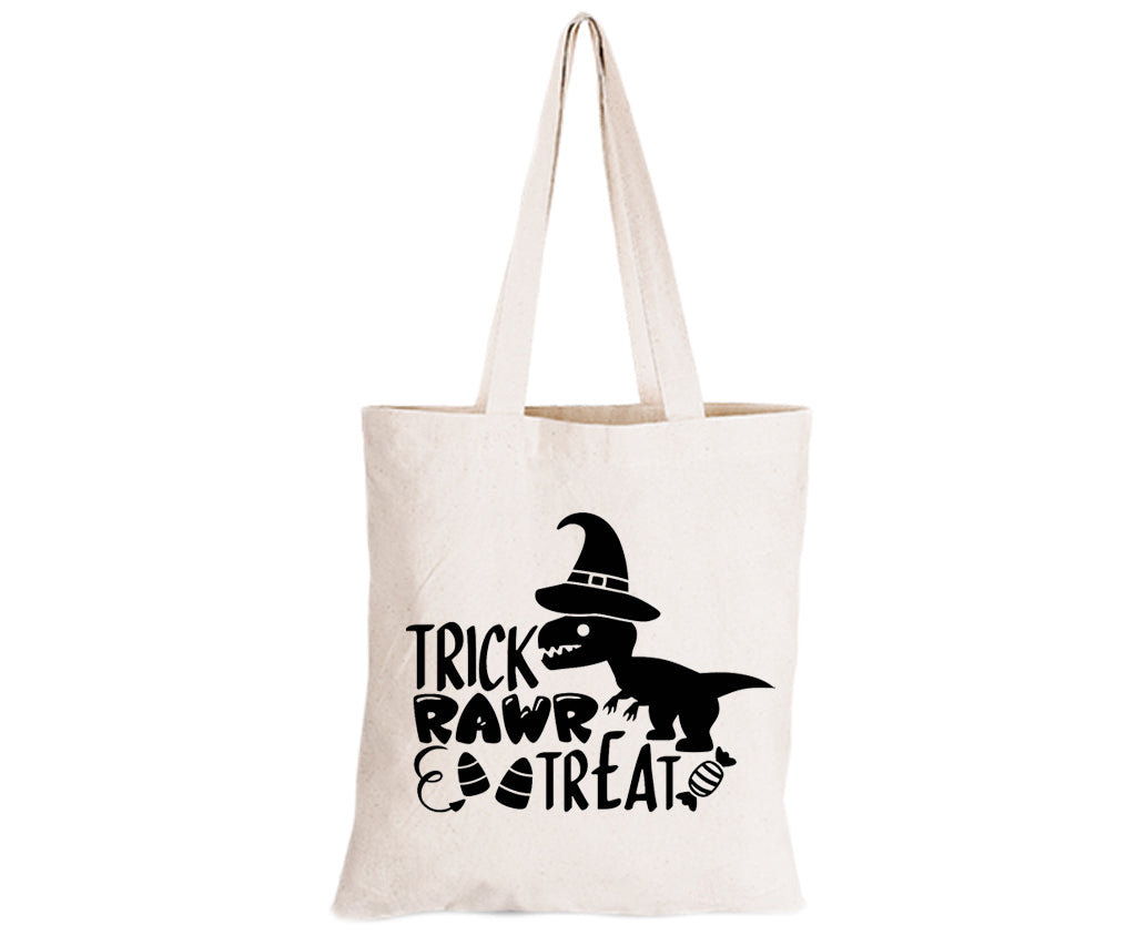 Trick Rawr Treat - Halloween - Eco-Cotton Trick or Treat Bag - BuyAbility South Africa