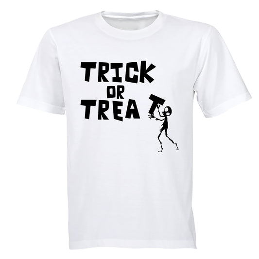 Trick or Treat Zombie - Halloween - Adults - T-Shirt - BuyAbility South Africa