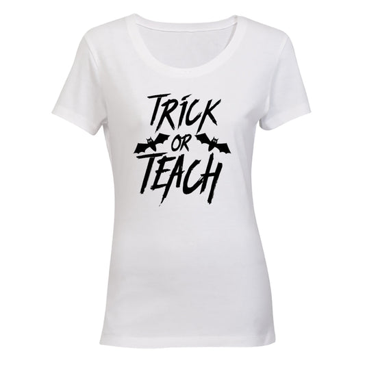 Trick or TEACH - Halloween - Ladies - T-Shirt - BuyAbility South Africa