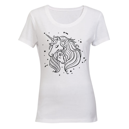 Unicorn Love - Mother & Child - Ladies - T-Shirt - BuyAbility South Africa