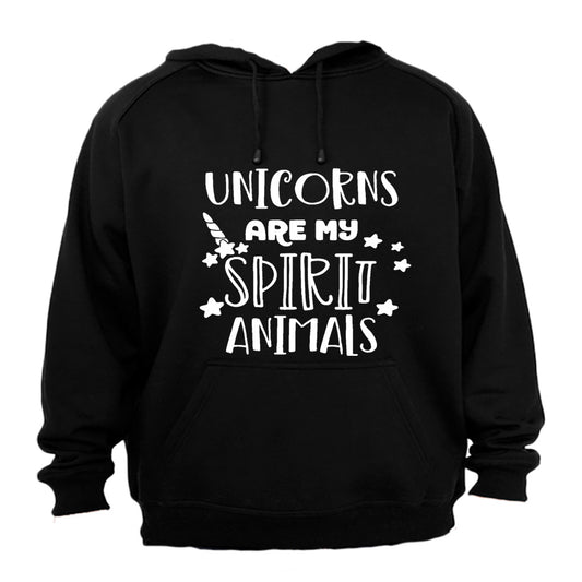 Unicorns Are My Spirit Animal - Hoodie - BuyAbility South Africa