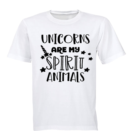 Unicorns Are My Spirit Animal - Kids T-Shirt - BuyAbility South Africa