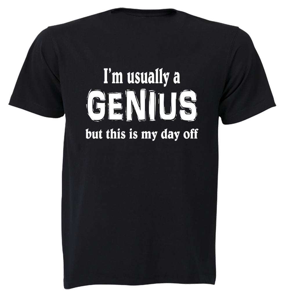 Usually a Genius - Adults - T-Shirt - BuyAbility South Africa