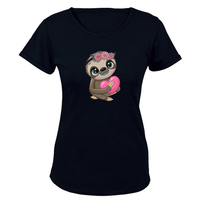 Valentine Sloth - Ladies - T-Shirt - BuyAbility South Africa