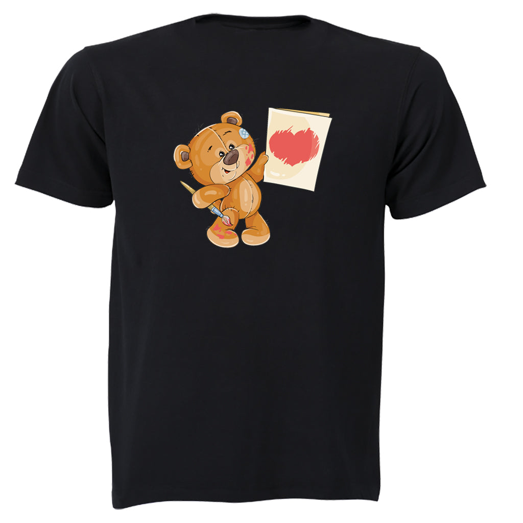 Valentine Painter Teddy - Kids T-Shirt - BuyAbility South Africa