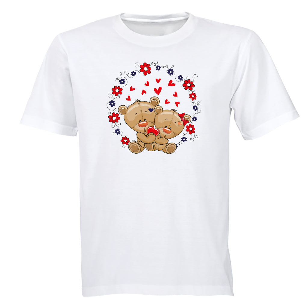 Valentine Teddies, Circular - Kids T-Shirt - BuyAbility South Africa